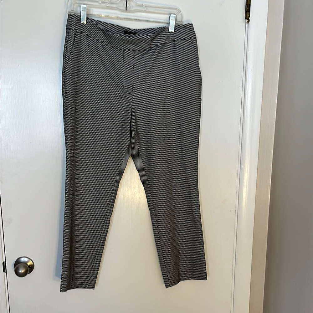 Black and White Patterned Pants